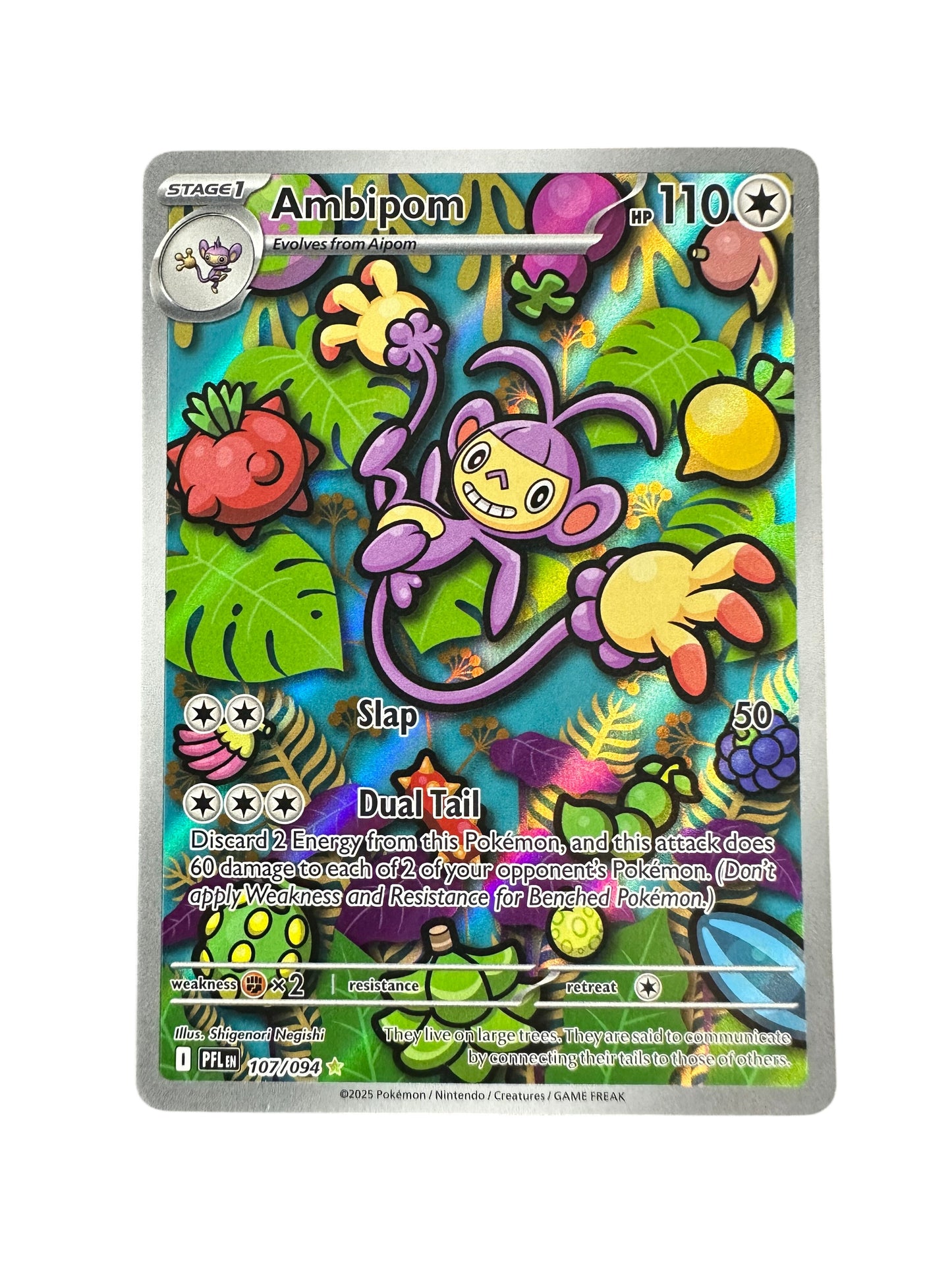 Karta pokemon Ambipom (PFL 107)
