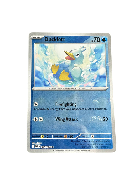 Karta pokemon Ducklett (WHT 025)