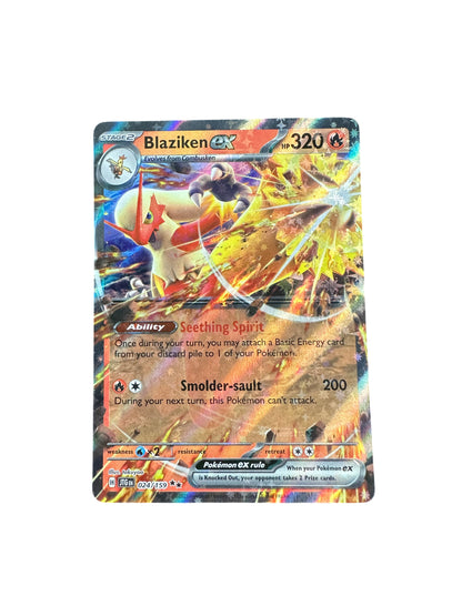 Karta pokemon Blaziken ex (JTG 024)