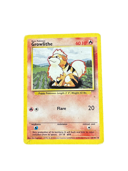 Karta pokemon Growlithe (BS 28)