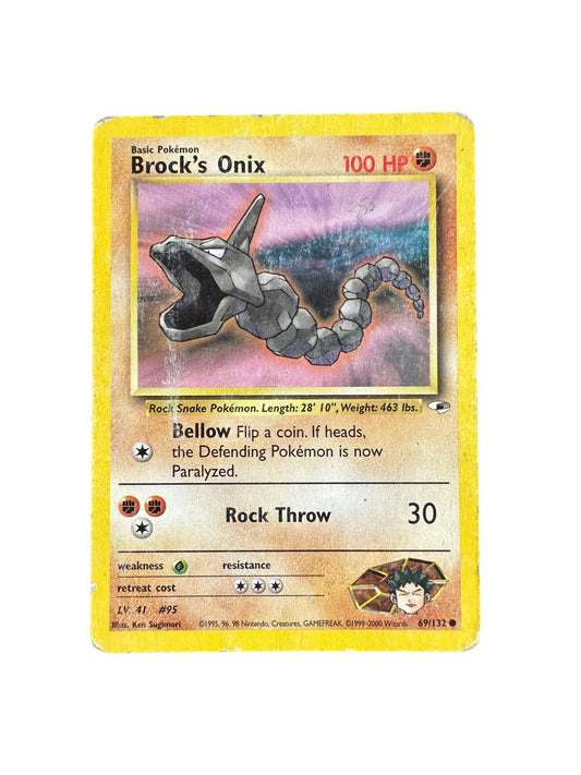 Karta pokemon Brock's Onix (GH 69)