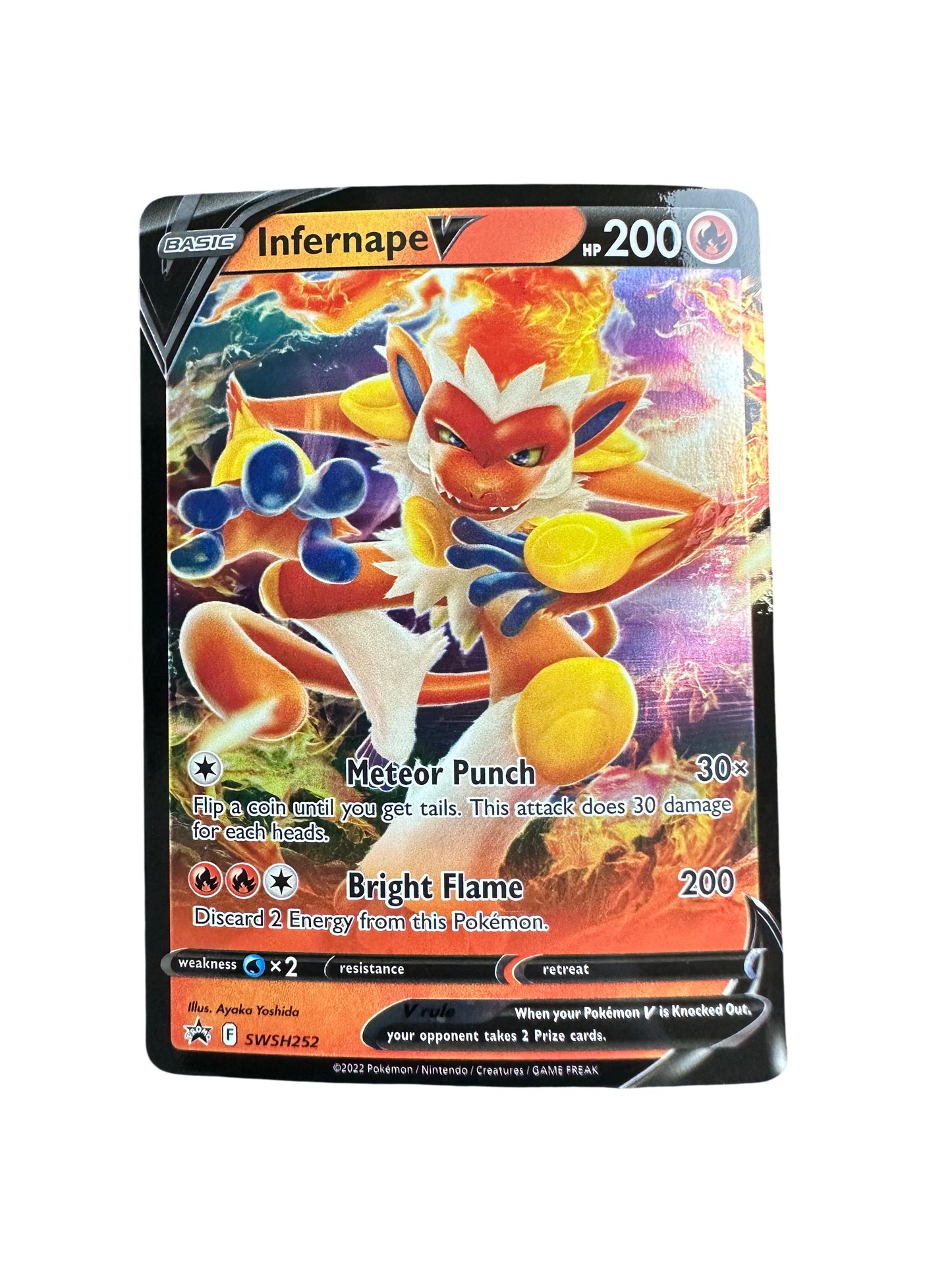 Karta pokemon Infernape V (SWSH 252)